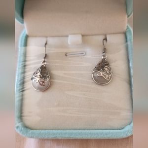 Silver Wishing tree earrings